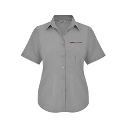 Ladies Grey SS Shirt