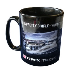 Rock Solid Black Durham Mug